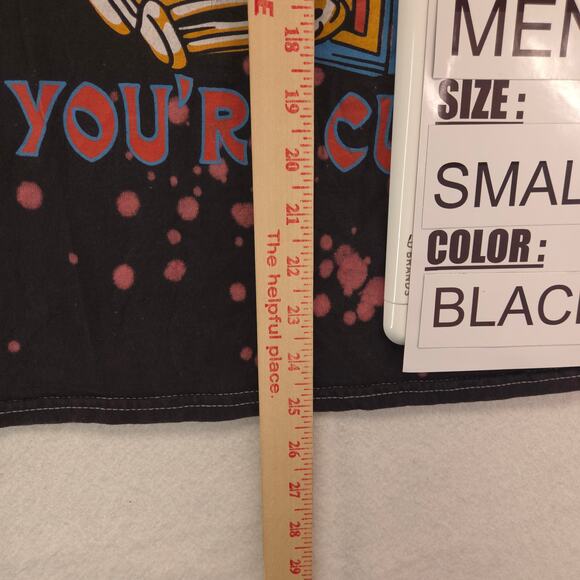 Broken Promises Crew Neck Graphic Short Sleeve T Shirt Adult Mens Size S Black - Picture 6 of 9